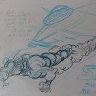 Ripping Friends Original Animation Production Art By Jim Smith Spumco - Coa