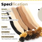 200g 200s Fusion Pre Bonded Keratin Nail U Tip Remy Human Hair Extensions Thick