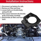 For Ls Throttle Body - Ls1   Truck Adapter 3 Bolt Intake To 4 Bolt 92mm