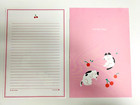 Cute Stationery Kawaii Paper And Envelopes Set Lined Writing Paper  3set
