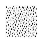 Really Great Stencils  Raindrops 2 Stencil  6x6   Background  Rain  Weather