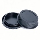 2 Pairs Camera Body Cap   Rear Lens Cap Set Compatible With Canon Eos Dslr