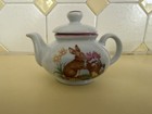 Vintage Roehler Porcelain  Easter Child Tea Set 12-pc Germany -beyond Cute