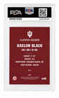 Kaelon Black Signed Indiana 2025 Onit Hoosiers Campus Football Card  cc-7 - psa 
