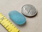 Genuine Beach Sea Glass Surf Tumbled Teal Green Blue Ocean Frosted Medium V05