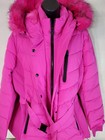 Mk Michael Kors Women s Size 2xl Xxl Fuschia Puffer Hood Fur Parka Jacket Coat