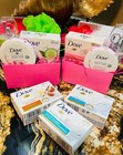 Dove Spa Gift Basket  - 4 Piece Bath   Body Set For Women