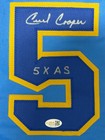 Cecil Cooper Signed Milwaukee Brewers Custom Jersey W  5x As Jsa Witness Coa