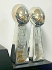 2018 2025 Philadelphia Eagles Vince Lombardi Trophy Super Bowl Lii   Lix 14 