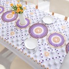 Heavy Duty Waterproof Vinyl Tablecloths For Rectangle Tables  Oil Proof Spill   