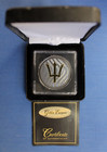 2017 Barbados 1oz Silver Gilded Trident Coin  golden Enigma  In Case With Coa