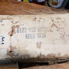 1970s Sears Vintage Gold Vein Mirror 12 x12  Wall Hanging Removable  Tiles Nos