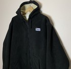 Surf Fur Surfcheck Jacket Coat Hoodie Waterproof Warm Size M Unisex Black Fleece