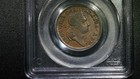 1723 Woods Hibernia Half Penny Pcgs Au 55 Over 300 Years Old 