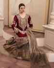 Salwar Kameez Pakistani Indian Wedding Party Wear Dress Bollywood Suit Sharara