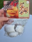 Walco Owl Makes 3 Rare Vtg 1977 Sequin Bead Christmas Ornament Craft Kit Nos