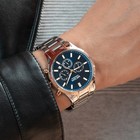 Men s Steel Band Chronograph Waterproof Luminous Quartz Men s Watch