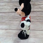 Disney Parks Plush Mickey Mouse Stuffed Animal Toy Soccer Red White Black 14 