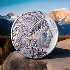 Hobo Nickel Hand Carved Original By J m Tarantula Buffalo As Chief Red Cloud