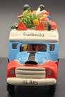 Vtg  Hand-crafted Folk Art Chicken Bus From Guatemala- Signed Modesto Mendez