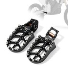 Foot Pegs For Stark Varg Mx ex sm cnc Aluminum Footpegs Anti-slip Teeth Black