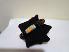 Handcrafted Ghana African Trade Beads  Tiger Eye  And Onyx Bracelet