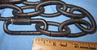 A 5ft Decorative Lamp Hanging Chain    Black Brown W flecks  Heavy Metal   2292