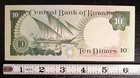 L 1968 Kuwait 10 Dinars Banknote P-15c Uncirculated Signature 4  14946