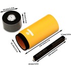 Travel Cedar Humidor Cigar Tube Leather Cigar Case Hygrometer Humidifier Box