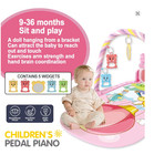 Baby Music Activity Gym Play Mat Piano Crawling Mat Tummy Time 0-36 Months Usa
