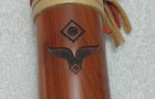 Vintage 80 s Odell Borg  Native American Style Flute High Spirit  Key Of A