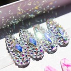 Multi-color Diamond Crystals Flatback Glass Rhinestones Gems 3d Nail Art Decor
