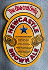 Lot Of 12 New Castle Brown Ale Beer Coasters - 5  X 3 1 4 