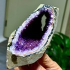 229g Natural Amethyst Geode Quartz Cluster Crystal Specimen Healing