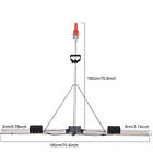 48v Cordless Concrete Vibrator Surface Power Trowel Electric Wet Cement Screed