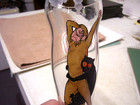 Ritzenhoff   8  Beer Glass Pilsner German  Black Cat   Monkey Intertwined  0 3l