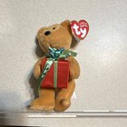 Ty Jingle Beanies  gifts  Bear Beanbag Plush Holding Present  2001