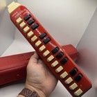 Alto Melodica Hohner Made In Germany Wind Organ   Piano   Harmonica W Case