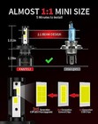 H4 9003 hb2 Bulbs - 34000lm 800  Brighter - Backup Plug   Play