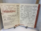 Vintage Menu Morrows Restaurant Iconic Los Angeles Dining Mcm Design