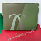 Cartier Must De Cartier Dark Olive Green Bifold Wallet Vintage