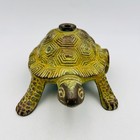 Brass Decorative Turtle Lawn Sprinkler Metal Patina Heavy Vintage 7x4 5 Inch