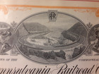Common Stock Certificate 10 Shares The Pennsylvania Railroad Co    90z-4445 wb1 