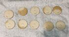 Foremost Dairies Hawaii Fish  Slammer Pogs Milk Caps 1993 Lot Of 10 Vintage