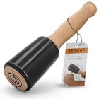 Black 15 Oz Woodworking Mallet For Chisels   Gouges - Medium Size