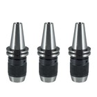 3pcs Cat40 Keyless Drill Chuck 5 8   Fits On Haas Cnc Easy Great Tool Holder