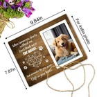 Dog Memorial Picture Frame pet Wooden Memorial Gifts Picture Frame For Loss O   