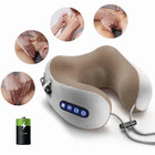 U-shaped Electric Heated Neck Massaging Pillow