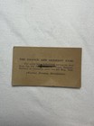 Wwii Ww2 England Uk France   Germany Star Ribbon Bar On Original Cardstock Nos