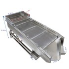 Open Box 220v Linear Vibrating Sieve Screen 6 3mm 2 Layer Stainless Steel Shaker